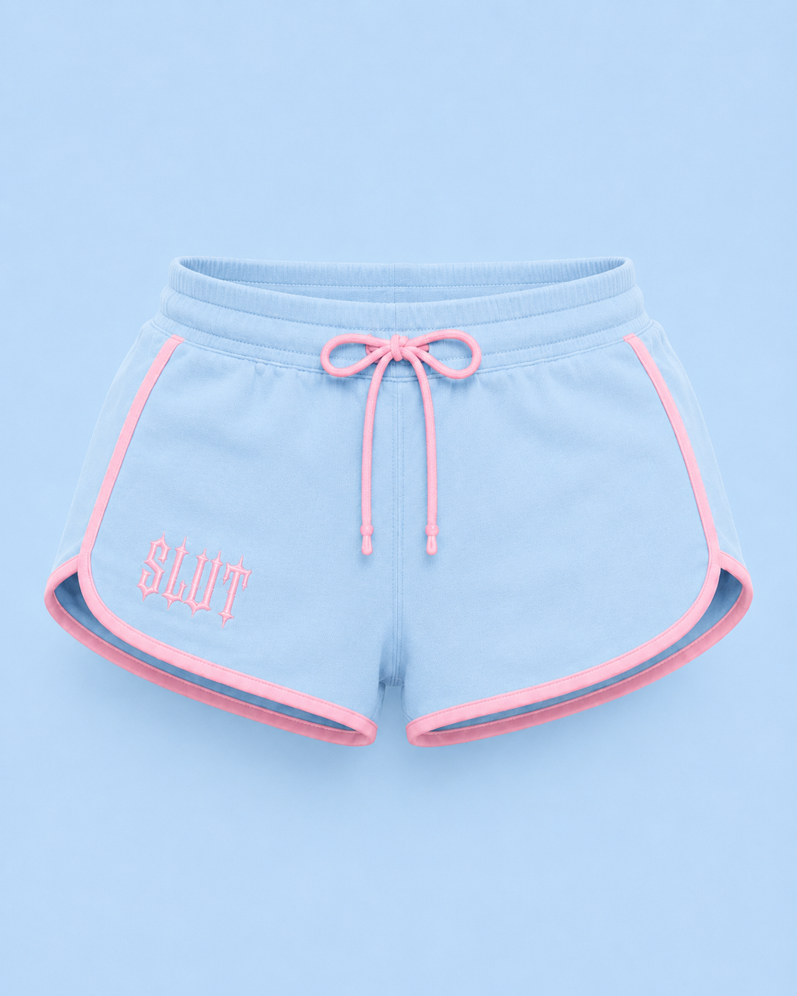 Baby Blue Cropped Zip Track Jacket alternate view