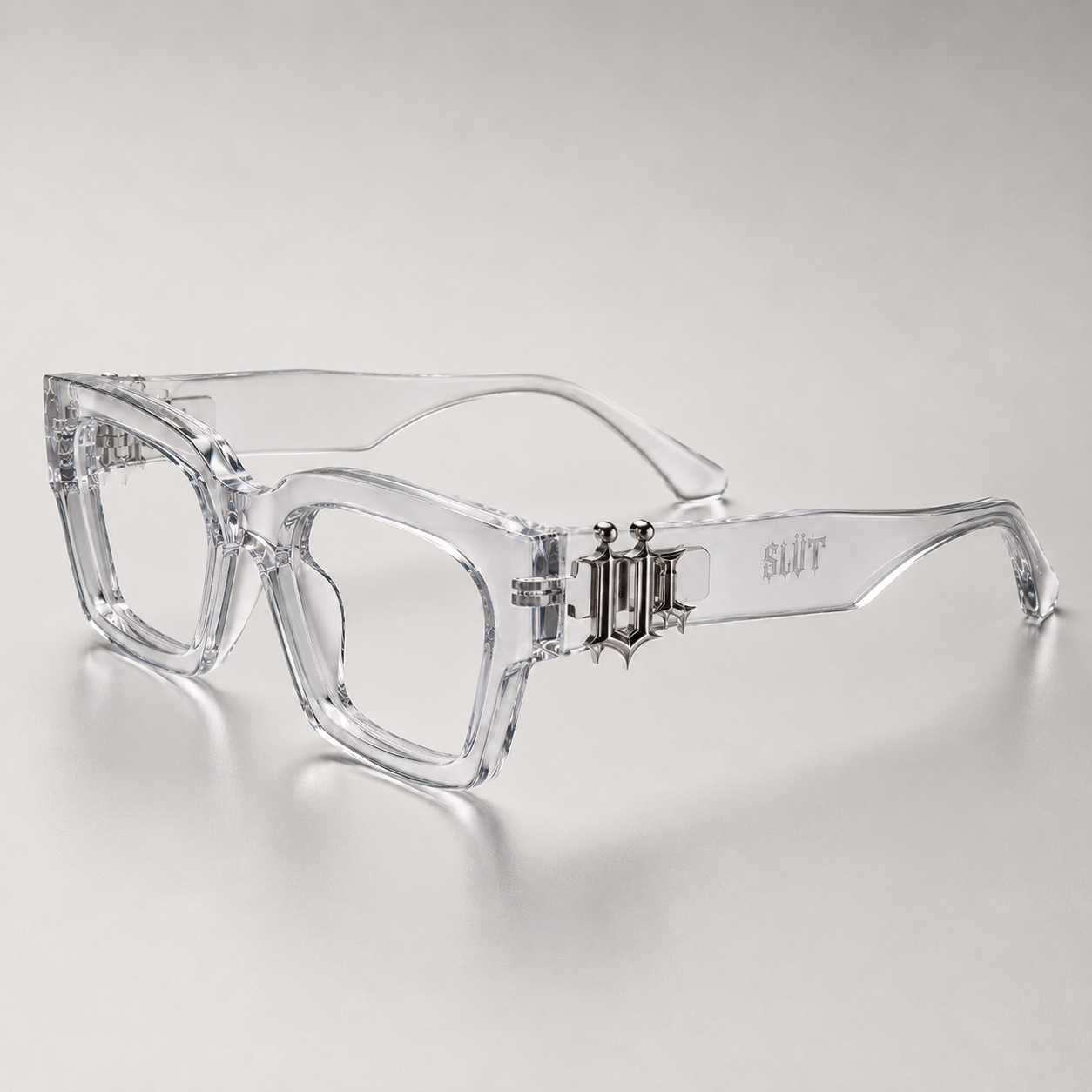 SLÜT Clear Square Optical Glasses alternate view