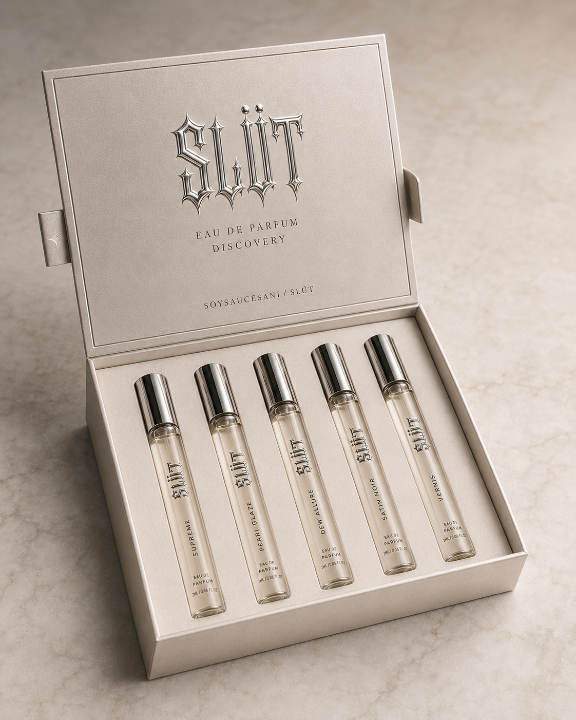 SLÜT Eau de Parfum Discovery Set Detail